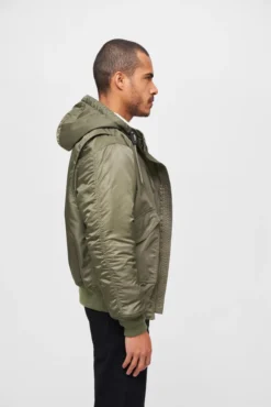 URBAN CLASSICS CWU Jacket Hooded, Größe:L, Farbe:Olive -DIDRIKSONS Verkäufe 95e99156a38f7572525e94ceaf161b86