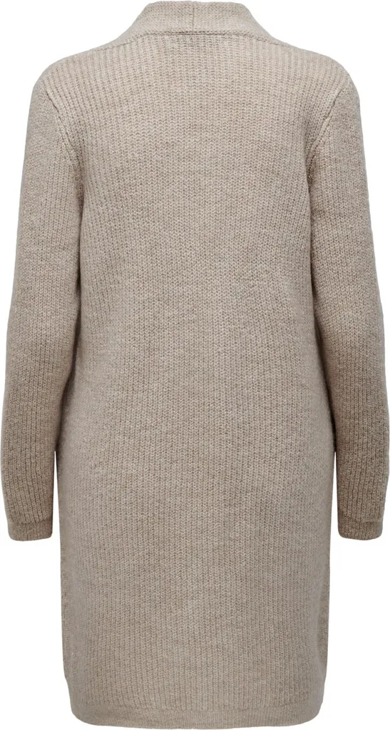 ONLY Female Strickjacke - Damen Cardigan Lang Taschen, Farbe:Beige, Größe:S 5 ONLY Female Strickjacke - Damen Cardigan Lang Taschen, Farbe:Beige, Größe:S – Bild 3