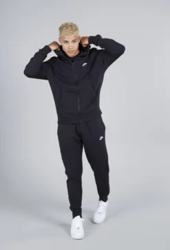 Nike M Nsw Club Hoodie Fz Bb Black/Black/White L -DIDRIKSONS Verkäufe 9a029f37f8d06c01ea79b4ebd72fc93f