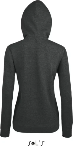 SOL'S Women Hooded Zipped Jacket Seven - Farbe: Charcoal Melange - Größe: M -DIDRIKSONS Verkäufe 9b5db2ad4f5e3e51f3f82070c4da8ceb