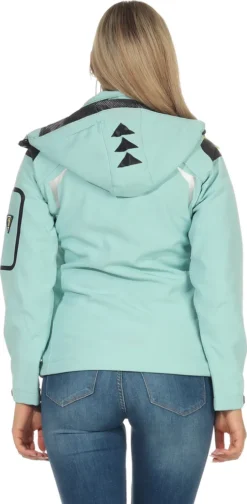 Geographical Norway Damen Softshell Jacke G-TANSY - AQUA - XXL -DIDRIKSONS Verkäufe 9e3d9c408be094a04413ebd630cb835e