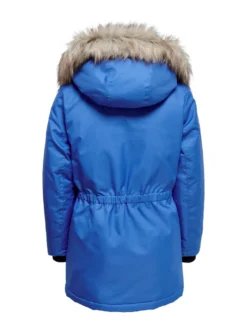 ONLY Damen Winter-Jacke OnlIris Einfarbiger Parka Mantel Fellkapuze Winter, Farbe:Hellblau, Größe:M -DIDRIKSONS Verkäufe a1c525029771079e8a45428492662c1c