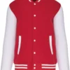 Kariban Uni College Jacke Fleece Teddy K497 Mehrfarbig Red/White XXL -DIDRIKSONS Verkäufe a2bdd97a518bfdc9f673c35ce473cc19