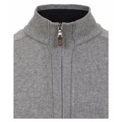 REDMOND Herren Langarm Strickjacke Mit Reißverschluss 100% Baumwolle Uni Grau Größe 3XL -DIDRIKSONS Verkäufe a452d7b2d05eeb644192ecd1d97c4546