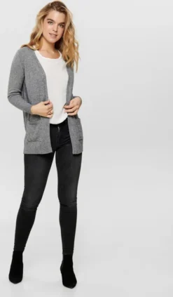ONLY Female Strickjacke Cardigan, Farbe:Grau, Größe:M -DIDRIKSONS Verkäufe a5d0000eefb06c932afea584ed6098ad