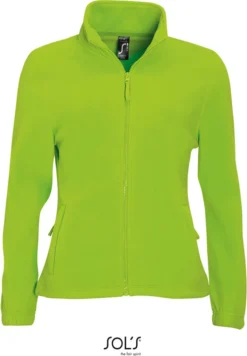 SOL'S Damen Fleecejacke North Mit Antipilling-Fleece - Farbe: Lime - Größe: M -DIDRIKSONS Verkäufe aa08ab8cc306bf1f9e3431b3f2dda01d 2