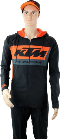 KTM Hoodie, Sweat Jacke, Sweater, Zip Jacke, Schwarz Orange Grau Mit Kapuze Und Seitentaschen, Größe S, M, L, XL, XXL, Größe:XXL -DIDRIKSONS Verkäufe bd22bef3cb7b41e44f1910ea7dc97e6d