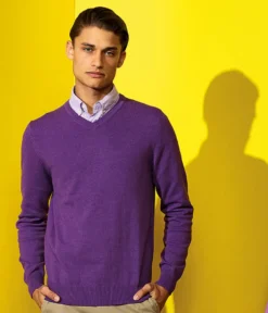 Asquith & Fox Herren Baumwolle Reichen V-Ausschnitt Pullover RW5188 (L) (Violett) -DIDRIKSONS Verkäufe bd6ab3996a7a559d56d00e70ab11bc6d