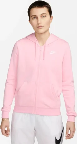 NIKE Nsw Club Flc Fz Hoodie Sweatjacke Damen Pink M -DIDRIKSONS Verkäufe bdb819288d6e4cf2b998cb1fc045b7a9