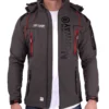 Geo Norway Herren Jacke Techno Dark Grey L -DIDRIKSONS Verkäufe c0881471a4a56451087d0cb248caaebe