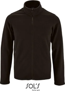 SOL'S Herren Plain Fleece Jacket Norman - Farbe: Black - Größe: 5XL