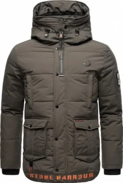 Stone Harbour Herren Warme Winterjacke Steppjacke Parka Outdoor Mantel Admaroo Anthrazit Gr. L -DIDRIKSONS Verkäufe cb27a583ba54ec022c56e3905d39822c