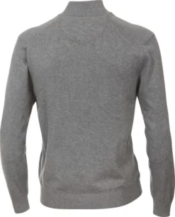 REDMOND Herren Langarm Strickjacke Mit Reißverschluss 100% Baumwolle Uni Grau Größe 3XL -DIDRIKSONS Verkäufe d46052d960b31f9d25a4b98b093078ef