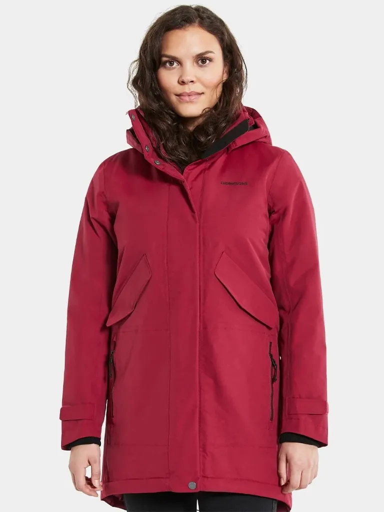 Didriksons Tanja Women's Parka 6, Größe_Bekleidung_NR:40, Didriksons_Farbe:ruby Red 4 Didriksons Tanja Women's Parka 6, Größe_Bekleidung_NR:40, Didriksons_Farbe:ruby Red – Bild 2