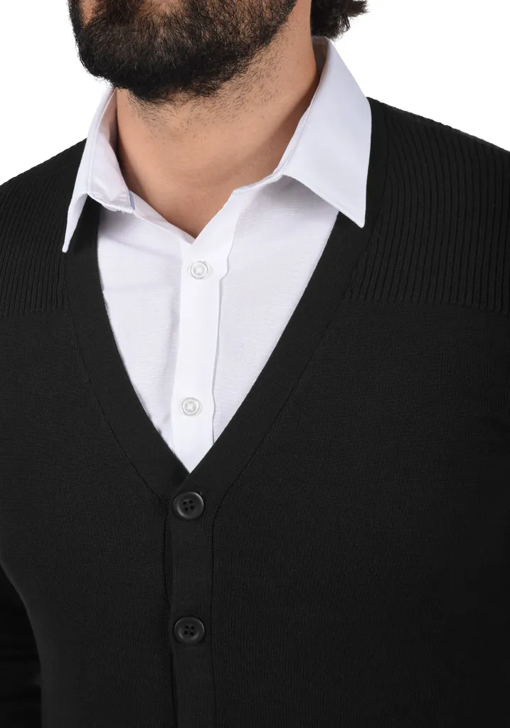 BLEND BHCaden Herren Strickjacke Cardigan Feinstrick 7 BLEND BHCaden Herren Strickjacke Cardigan Feinstrick – Bild 5