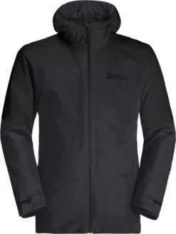 Jack Wolfskin GLAABACH 3IN1 JKT M Black M