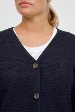 OXMO OXHelga Damen Strickjacke Feinstrick Cardigan Strickcardigan Aus 100% Baumwolle -DIDRIKSONS Verkäufe e7cd6213ee728a184b8635bc45b177ef