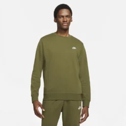 Nike M Nsw Club Crw Ft Rough Green/White L -DIDRIKSONS Verkäufe e9333cff5b3edeb6ce0225d6b7f33179