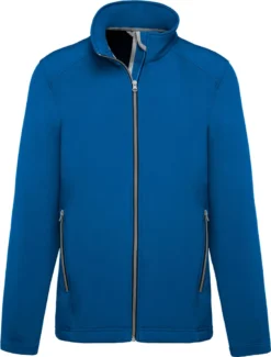 Kariban | K424 Herren 2-Lagen Softshell Jacke, Größe:XL, Farbe:Light Royal Blue