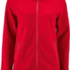 SOL'S Damen Plain Fleece Jacke Norman - Farbe: Red - Größe: M