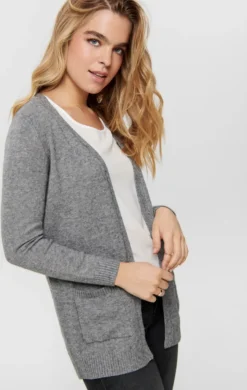 ONLY Female Strickjacke Cardigan, Farbe:Grau, Größe:M -DIDRIKSONS Verkäufe e9feec85f20c2989b15c1f4771874371