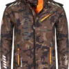 Geographical Norway Herren Softshell Übergangsjacke Model: G-River, Farbe: Camouflage Khaki/Orange, Größe L -DIDRIKSONS Verkäufe ee06b3c6958bbeabe7d058a6ed37a405