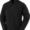 Result Genuine Recycled Herren Fleece-Jacke Recycled Fleece Polarthermic Jacket R903X Schwarz Black S