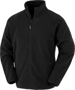Result Genuine Recycled Herren Fleece-Jacke Recycled Fleece Polarthermic Jacket R903X Schwarz Black S