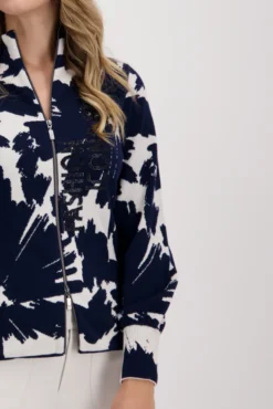 Monari Strickjacke Größe 44, Farbe: 706 Night Sky Gemustert -DIDRIKSONS Verkäufe f125e43c2ea0bfd18009f8c3117748ed