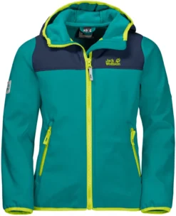 Jack Wolfskin Fourwinds Jacke Kinder Softshelljacke Kapuze Fleece 1608011-4194 128 -DIDRIKSONS Verkäufe f610095476f02da06445d2136f83fc39